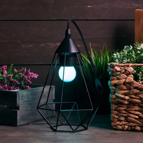 Лампа накаливания BL 10Вт E27 син. NEON-NIGHT 401-113 фото 4