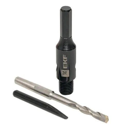 Адаптер Hex M16 с центровочным сверлом Expert EKF ad-hex фото 2