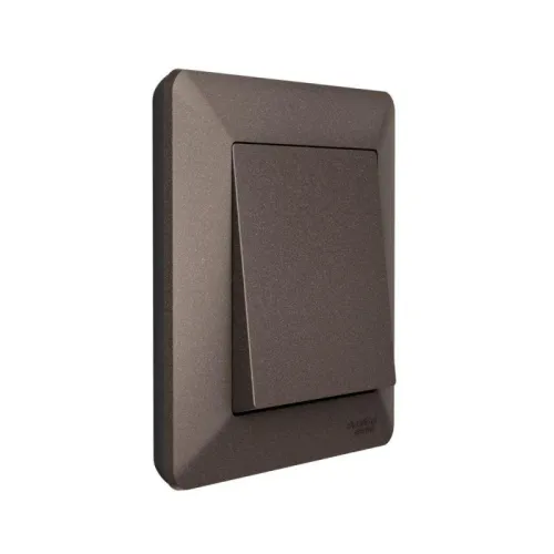 Рамка 1-м AtlasDesign Air мокко/дым. черн. SE ATN220601 фото 6