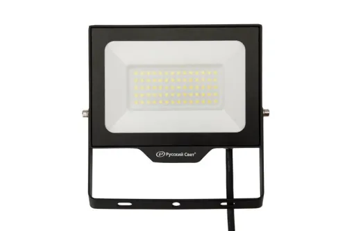 Прожектор светодиодный СДО FL 10 C 50W VW 865 BK CL 192х148х28мм 50Вт 6500К IP65 уличный черн. Русский Свет 15081023055 фото 3