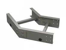 Угол горизонтальный 45град. 150x200 R300 стеклопластик DKC GLG41520R