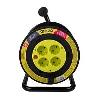 Удлинитель на катушке 4х30м с с заземл. CRG-04-3000 ФАZА 5063808