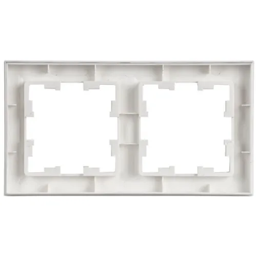 Рамка 2-м BRITE РУ-2-БрАБ арктич. бел. IEK BR-M22-K91 фото 4