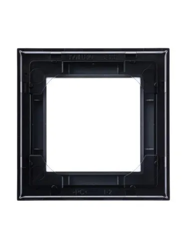 Рамка Levit 1п антрацит/дым. черн. ABB 2CHH015010A6063 фото 2