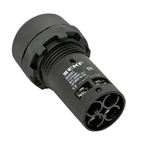 Кнопка SW2C-10D с подсветкой желт. NO EKF sw2c-md-y фото 3