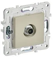 Розетка TV оконечная SKANDY SK-A12B беж. IEK SK-A10-O-K10