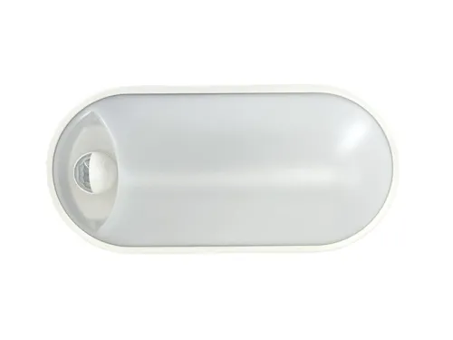 Светильник светодиодный WP 15 C 12W OP 840 W10L22 WH MDM 220х106х60мм 12Вт 4000К IP65 ЖКХ овал. пылевлагозащ. с датчиком движения бел. Русский Свет 15071524500 фото 4