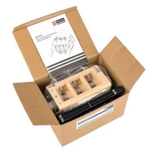 Выключатель-разъединитель ВР32У-31А71220 100А 2 напр. с дугогасит. камерами несъемная лев./прав. рукоятка MAXima EKF uvr32-31a71220 фото 3