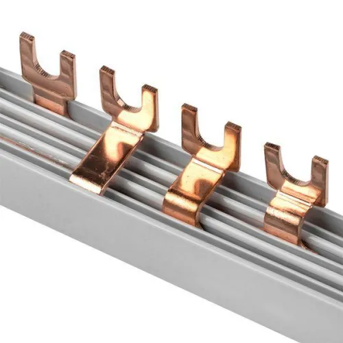 Шина соединительная типа FORK для 4-ф нагр. 63А 54 мод. EKF fork-04-63 фото 4