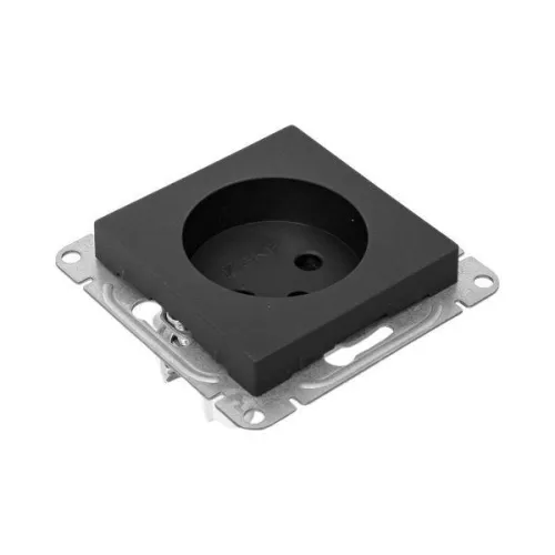 Розетка СП Эпика 16А без заземл. защ. шторки механизм черн. EKF UP1-SOB-101 фото 9