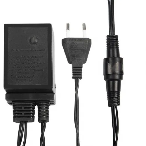 Гирлянда светодиодная "Твинкл Лайт" 10м 100LED бел. 10Вт 220В IP65 с контроллером 8 режимов провод ПВХ черн. Neon-Night 303-135 фото 8