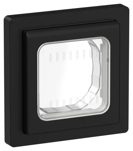 Рамка 1-м СП FLITE Рпро-1-55-ФлЧ IP55 черн. IEK FI-M10-32-55-K02