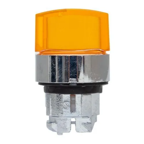 Механизм переключателя исполнительный ХB4 желт. на 3 положения возвратный без фиксации с подсветкой с короткой ручкой PROxima EKF XB4BD3L-Y фото 4