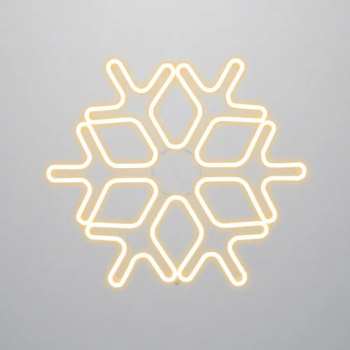 Фигура "Снежинка" из гибкого неона 60х60см тепл. бел. Neon-Night 501-326