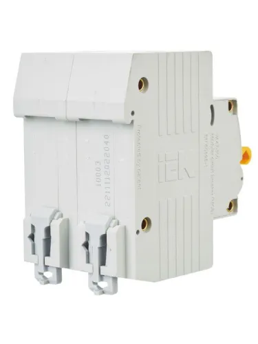 Выключатель автоматический модульный 2п C 40А 10кА ВА47-100 KARAT IEK MVA40-2-040-C фото 3