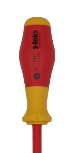 Отвертка диэлектрическая крестовая PZ2х100 Felo 91520390 фото 6