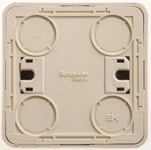 Выключатель кнопочный 1-кл. ОП Этюд 10А IP20 с самовозвратом крем. SE KA10-001K фото 5