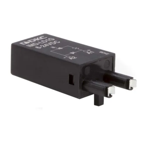 Модуль индикации и защиты LED зел.+диод (A1+) 6-24В DC DKC IMD-LD1G фото 2