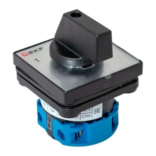 Переключатель кулачковый ПК-1-21 1п 10А "1-0-2" IP65 EKF pk-1-21-10-65 фото 7