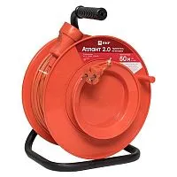 Удлинитель на катушке 1х50м без заземл. 6А IP20 Атлант 2.0 1.3кВт ПВС 2х0.75 PROxima EKF UKA02-06-275-1-50