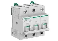 Выключатель автоматический 3п B 63А 10кА Systeme9 400В 27мм SE S9H31363