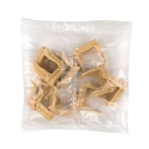 Держатель для труб (клипса) d25мм свет. дерево (уп.10шт) Plast EKF derj-z-25w фото 5