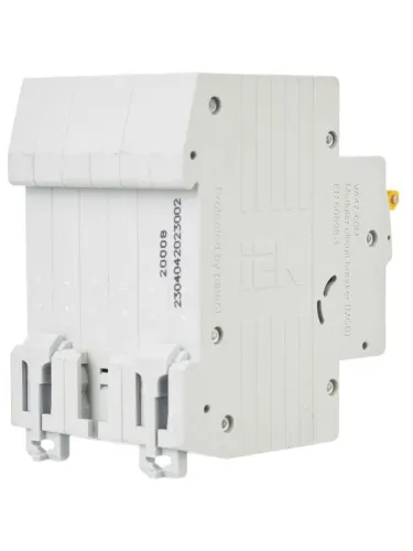 Выключатель автоматический модульный 3п C 2А 6кА ВА47-60M KARAT IEK MVA31-3-002-C фото 2