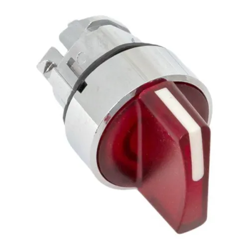 Механизм переключателя исполнительный ХB4 красн. на 2 положения с фиксацией с подсветкой с короткой ручкой PROxima EKF XB4BD2FL-R фото 8