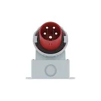 Вилка настенная 63А 3P+E+N 400В IP67 DKC DIS245M6398