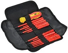 Отвертка диэлектрическая с жалами SLIM 13шт ARMA2L 5 IEK A2L5-NS30-T2-13
