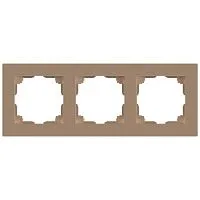 Рамка 3-м СП Accent 6-503-04 шампань Intro Б0063785