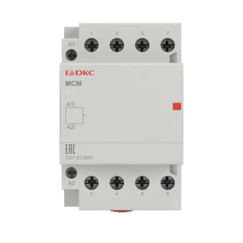 Контактор модульный YON max типа MCE 4P 40A 240В 4НО YON MCE-40-40-A240 фото 2