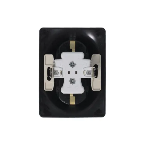 Розетка 2-м Glossa 16А с заземл. в сборе антрацит SE GSL000724 фото 6