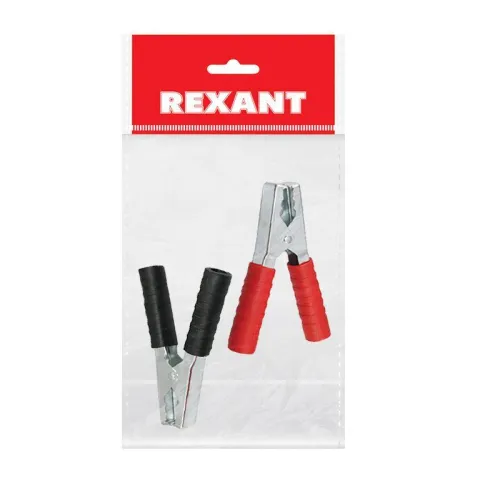 Зажим "крокодил" 250А 150мм (уп.2шт) Rexant 16-0020-9 фото 2