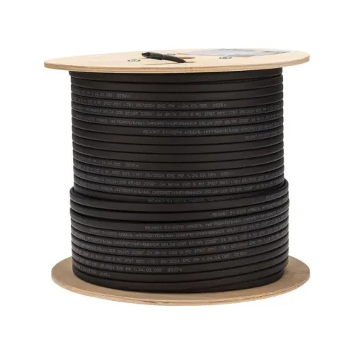 Кабель греющий (нагрев.) саморег. SRL24-2CR экранированный 24Вт/м 0.9кв.мм/70м 200м Rexant 51-0278 фото 3