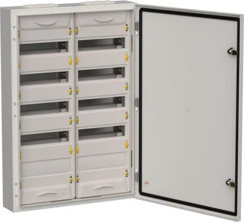 Корпус ЩРн-120 (2х60) TITAN 5 835х570х140 IP54 метал. сер. IEK TI5-50-N-2X060-54-7035