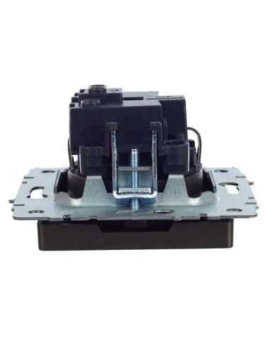 Розетка 1-м СП BRITE РС14-1-0-БрТБ 16А с заземл. защ. шторки механизм бронза IEK BR-R14-16-K45 фото 7