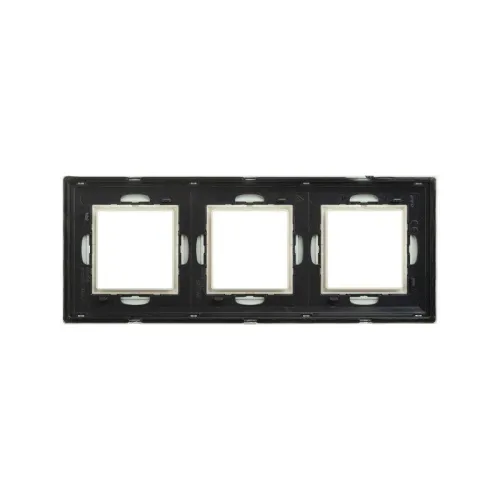 Рамка 3-м 6мод. Avanti метал. бел. DKC 4400856 фото 3