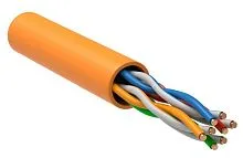 Кабель витая пара U/UTP 5E 4х2х24AWG LSZH оранж. (305м) РФ/Т ITK LC1-C5E04-127-T-R