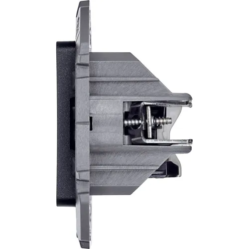 Розетка компьютерная 2-м Inspiria RJ45 кат.5E UTP антрацит IEK 673838 фото 6