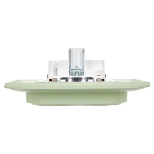 Розетка 2-м SKANDY 16А с заземл. защ. шторки в сборе SK-R07G мятный IEK SK-R24-16-K06-F фото 3