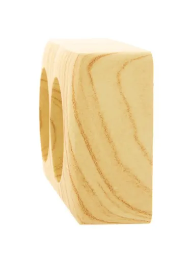 Розетка 2-м ОП Viola 16А IP20 без заземл. беленый дуб LEZARD 751-5200-128 фото 3