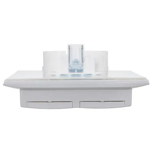 Розетка 2-м SKANDY 16А IP44 с крышкой в сборе SK-R12S серебр. IEK SK-R26-16-44-K23-F фото 2