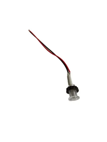 Арматура сигнальная 10мм с силиконовым проводом 12В бел. EMAS S100LB1 фото 2