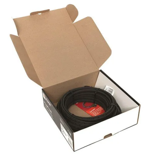 Кабель нагревательный саморег. 17Вт/м для обогрева трубопроводов StopFrost 4м EKF SF-17-4 фото 2