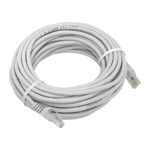 Патч-корд кат.5E UTP неэкранир. PVC сер. 10.0м TERACOM PRO EKF TRP-5EUTP-PVC-10M-GY