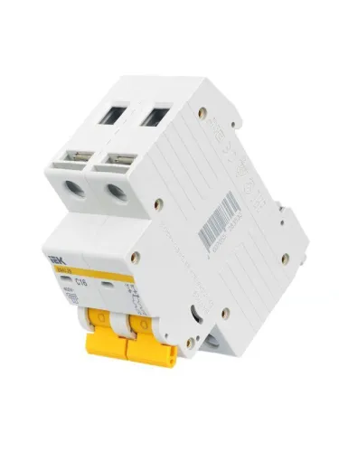 Выключатель автоматический модульный 2п C 16А 4.5кА ВА47-29 KARAT IEK MVA20-2-016-C фото 6