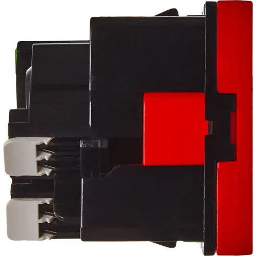 Розетка 2мод. 16А 250В 45град. с заземл. без защ. шторок безвинт. зажимы красн. ИЭК Leg 4525058 фото 7