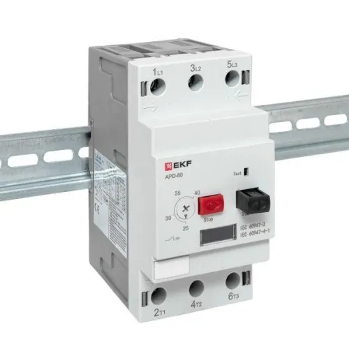 Выключатель автоматический для защиты двигателя АПД-80 25-40А EKF apd80-me-40 фото 3