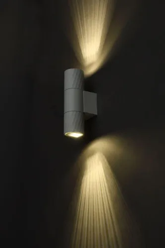 Светильник 5221 2хGU10 IP65 уличный настенный бел. IEK LT-UBU0-5221-GU10-2-K01 фото 3